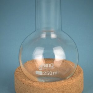 MATRAZ FONDO REDONDO, 250 ML Marca Endo Glassware.