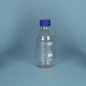 Frasco ISO ECO tapón azul, 1000 ml Marca Endo Glassware.
