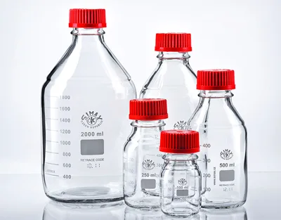 FRASCO ISO SIMAX TAPON+ANILLO ROJO 250ML Marca Simax. - Imagen 2