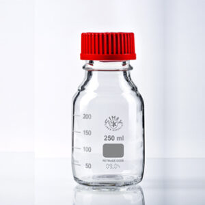 FRASCO ISO SIMAX TAPON+ANILLO ROJO 250ML Marca Simax.