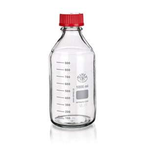 Frasco ISO Simax cap+bague rouge  2000ml Marca Simax.