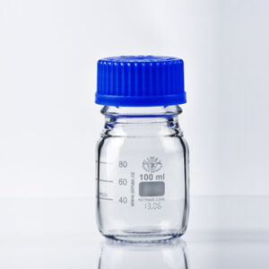 Frasco ISO tapón azul 100 mL, Simax Marca Simax.