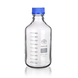 Frasco ISO tapón azul 1000 mL para presión, Simax Marca Simax.