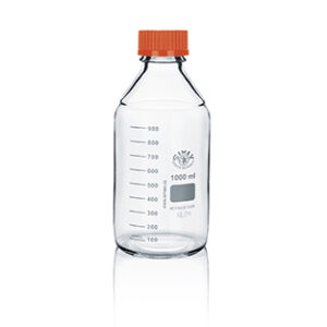 FRASCO ISO TAPON+ANILLO NARANJA  1000ML, SIMAX Marca Simax.