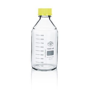 FRASCO ISO TAPON+ANILLO AMARILLO  1000ML, SIMAX Marca Simax.