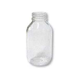 Frasco vidrio transparente, boca ancha roscada, 1000 ml Marca Endo Glassware.