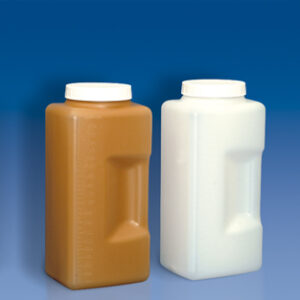 FRASCO CUADRADO GRADUADO, 2000 ML - MARRON Marca Kartell.
