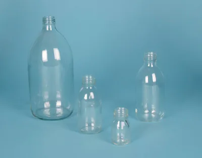 Frasco rosca transparente, 60 mL Marca Endo Glassware. - Imagen 2