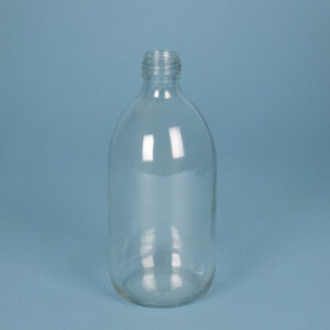 Frasco rosca transparente, 500 mL Marca Endo Glassware.