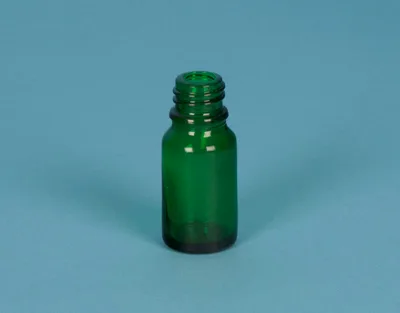 Frasco rosca DIN 18 Verde, 15 ml Marca Endo Glassware.