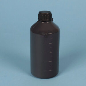 FRASCO BOCA ESTRECHA PE GRIS, 500 ML, ENDO Marca Endo Plasticware.