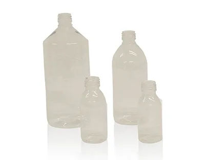 FRASCO BOCA ESTRECHA DIN 28 PET TRANSPARENTE 125ML SIN TAPON ENDO Marca Endo Plasticware. - Imagen 2