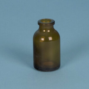 VIAL INYECCION TOPACIO, 30 ML Marca Endo Glassware.