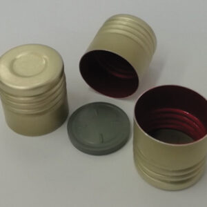 Tapa aluminio junta goma d.16 mm Marca Endo Glassware.