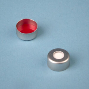 TAPA ALUMINIO PRE-PERF P/VIAL CROMAT. DIN11, P/1000 Marca Endo Glassware.