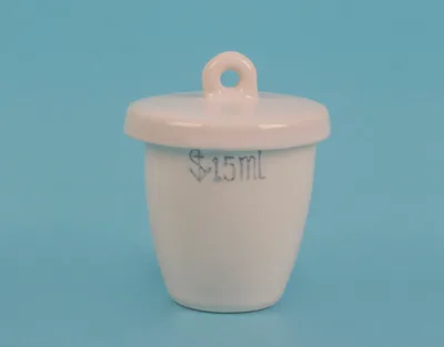 CRISOL FORMA ALTA CON TAPA 15 ml, 32X34 MM Marca Nahita. - Imagen 2