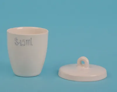 CRISOL FORMA ALTA CON TAPA 15 ml, 32X34 MM Marca Nahita. - Imagen 3