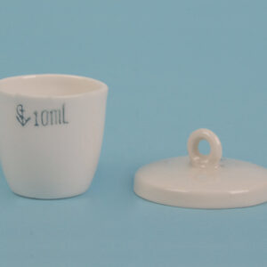 CRISOL FORMA MEDIA CON TAPA 10 ml, 30X28 MM Marca Nahita.