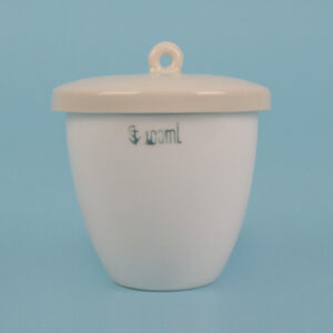 CRISOL FORMA MEDIA CON TAPA 100 ml, 63X59 MM Marca Nahita.