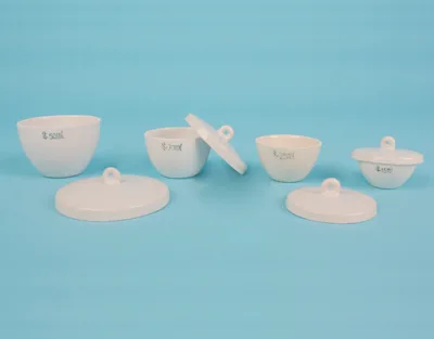 CRISOL FORMA BAJA CON TAPA 25 ml, 47X27 MM Marca Nahita. - Imagen 3