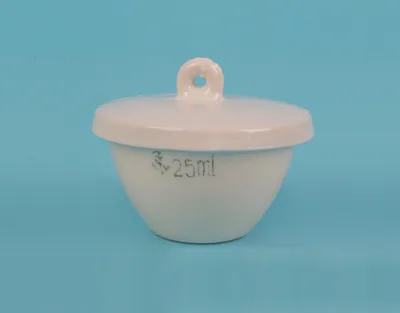 CRISOL FORMA BAJA CON TAPA 25 ml, 47X27 MM Marca Nahita. - Imagen 2