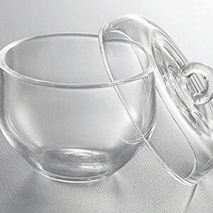 CRISOL DE CUARZO CON TAPA, 100ML Marca Glassco.