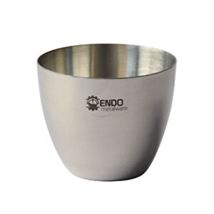 CRISOL DE ACERO INOXIDABLE, 60x50mm Marca Endo Metalware.