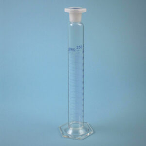 Probeta A azul esm. t/plástico, 250 ml Marca Endo Glassware.