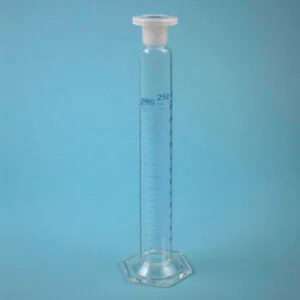 Probeta A azul esm. t/plástico, 250 ml Marca Endo Glassware.