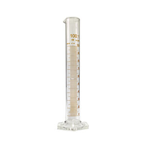 Probeta graduada B 1000ml, grad. ambar, pie hexagonal Marca Endo Glassware.