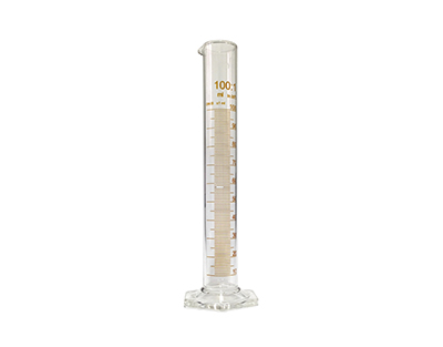 Probeta graduada B 1000ml, grad. ambar, pie hexagonal Marca Endo Glassware.