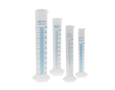 PROBETA POLIPROPILENO DOBLE GRADUACION 25 ML CLASE B Marca Endo Plasticware.