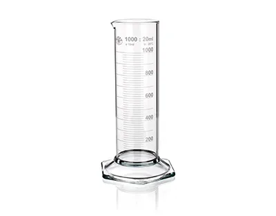 Probeta simax B transparente f.baja 1000ml Marca Simax.
