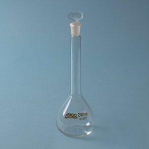 MATRAZ AFORADO C/TAPON, 200 ML Marca Endo Glassware.