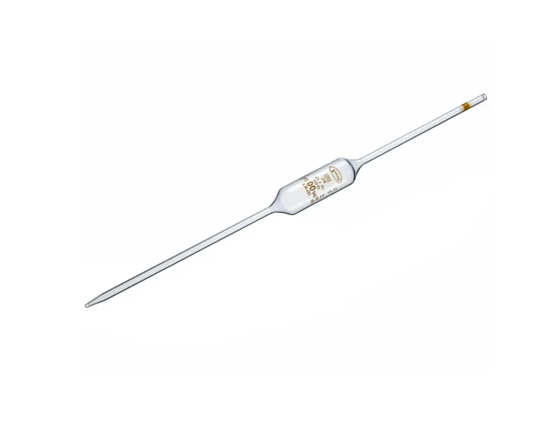 PIPETA UN AFORO 10 ml, CLASE AS, CONFORME A USP, GLASSCO Marca Glassco.