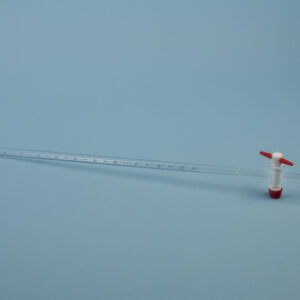 BURETA LLAVE RECTA PTFE, CLASE A, 10 mL Marca Endo Glassware.