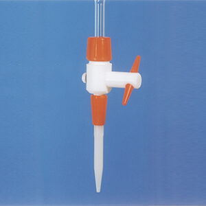 Llave PTFE + punta de vidrio p/bureta Mohr Marca RS France.