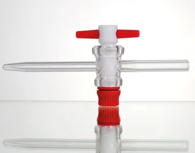 LLAVE DE PASO PTFE 12,5, AGUJERO 2,5mm Marca Glassco.