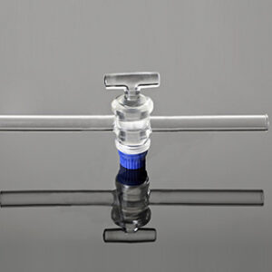 Grifo recto llave vidrio 18,8 agujero 6,0mm varilla 13mm Marca Glassco.