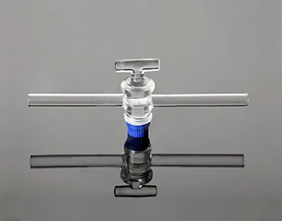 Grifo recto llave vidrio 18,8 agujero 6,0mm varilla 13mm Marca Glassco.