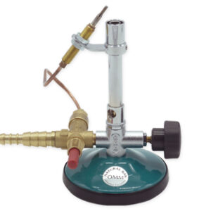MECHERO BUNSEN DE SEGURIDAD, GAS NATURAL, OMM Marca Omm.