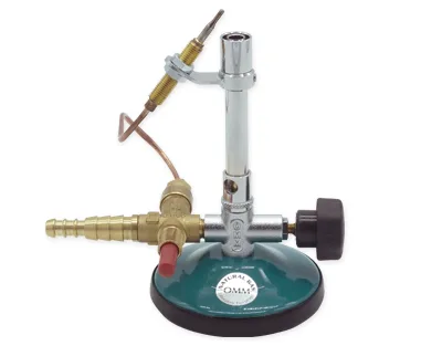 MECHERO BUNSEN DE SEGURIDAD, GAS NATURAL, OMM Marca Omm.