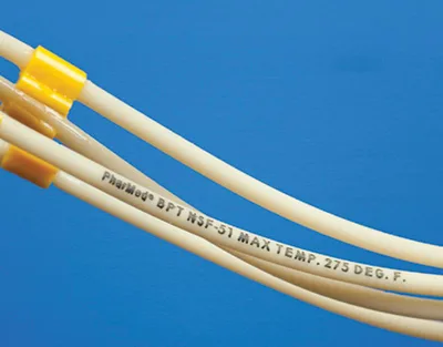 Tubo TAAT Pharmed BPT 2 topes DI. 0.76 mm Ep 0,85mm negro/negro St. GOBAIN Marca Saint Gobain.