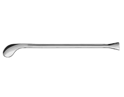 Espátula cuchara curva-plana L.190mm Marca RSG.