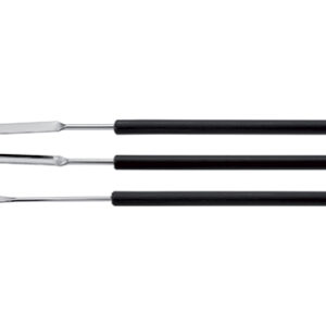 MICRO-ESPÁTULA PARA POLVO, L 150x4 MM (MANGO PLÁSTICO) Marca RSG.