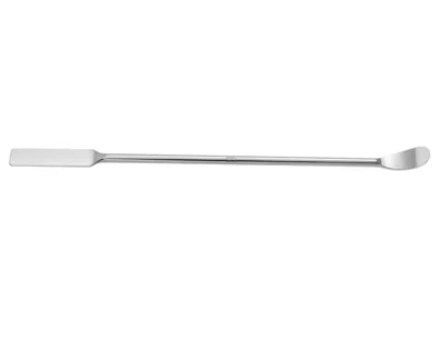 Espátula doble, una curva L.210mm Marca RSG.