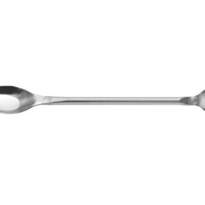 Doble cuchara, frente abierto, mango redondo L.180mm Marca RSG.