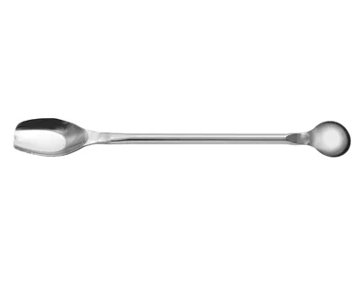 Doble cuchara, frente abierto, mango redondo L.180mm Marca RSG.