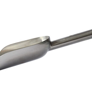 PALA DE ACERO INOXIDABLE CON MANGO, 360x200x102mm, 500mL Marca Endo Metalware.