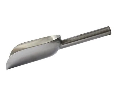 PALA DE ACERO INOXIDABLE CON MANGO, 360x200x102mm, 500mL Marca Endo Metalware.